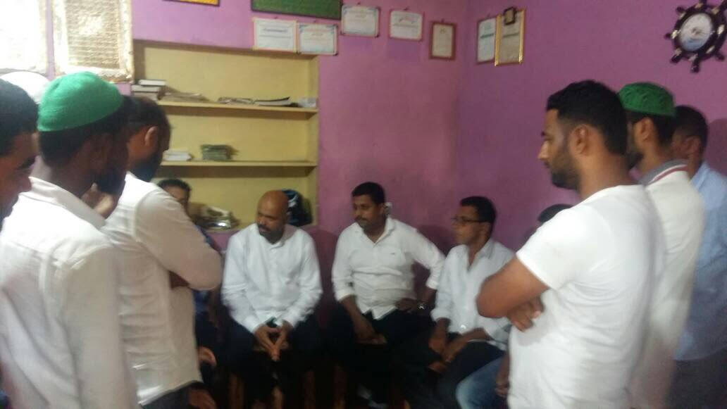 ಹತ್ಯೆಗೀಡಾದ ಕಲಾಯಿಯ ಅಶ್ರಫ್ ಮನೆಗೆ ಮೊಯ್ದಿನ್ ಬಾವಾ ಭೇಟಿ